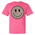 Leopard Happy Face Comfort Colors 'NLB' T-Shirts, Hoodie, Sweatshirt