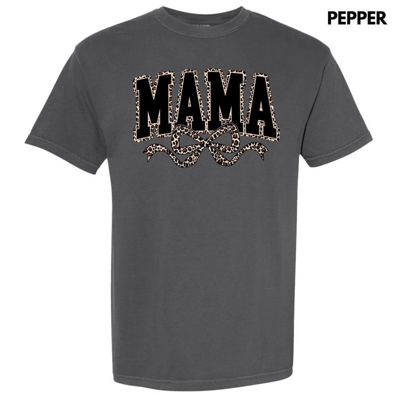 Leopard Mama Coquette Comfort Colors T-Shirt Hoodie, Sweatshirt | GrindPrints.com