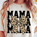 Leopard Print Mama Coquette, Cheetah Bow Mom Life, Trendy Mama T-Shirt Hoodie, Sweatshirt | GrindPrints.com