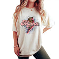 Leopard Print Mama Graphic Shirt, Vintage Momlife Tee, New Mom Gift, Mother's Day Gift Womenswear Tops Hoodie, Sweatshirt