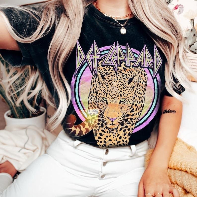 Leopard Retro Music Festival Shirt Shirt Casual T-Shirts, Hoodie, Sweatshirt