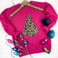 Leopard Tree FAKE Glitter Sweatshirt T-Shirts, Hoodie | GrindPrints.com