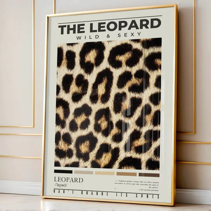 Leopard Wall Art, Leopard Photography Definition Print, Leopard Pattern Poster, Unframed Physical Print T-Shirts, Hoodie,...
