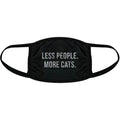 Less People More Cats Face Mask Funny Crazy Cat Lady Pet Kitty Lover Nose And Mouth Covering Funny Masks for Adults Funny...