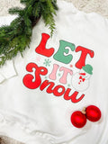 Let It Snow Graphic Top T-Shirts, Hoodie, Sweatshirt | GrindPrints.com