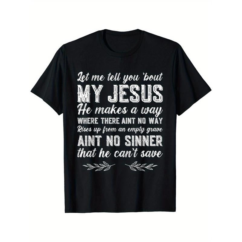 Let Me Tell You About My Jesus Christian T-Shirt Made in USA Hoodie, Sweatshirt | GrindPrints.com