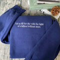 Let Us Fill The Sky With The Light Of A Billion Brilliant Stars Embroidered Shirt Sweatshirt, Feminist Embroidered Shirt...