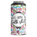 Let's Drink And Talk Shit 4-in-1 Can Cooler Tumbler Combo T-Shirts, Hoodie, Sweatshirt | GrindPrints.com