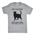 Let's Eat Kitty T Shirt Funny Punctuation Shirt Cat Tee Mens Funny T Shirts Cool Tees Soft Stylish Casual Menswear Funny...