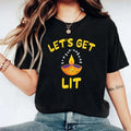 Let's Get Lit T-Shirt, Christmas Lights Shirt, Christmas Gift Tee, Unisex Christmas Tee, Christmas Family Shirt, New Year...