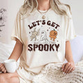 Let's Get Spooky Shirt, Hallowen Shirt,  Cute Fall Shirt, Spooky Seasonstyle{n002}2 Hoodie, Sweatshirt | GrindPrints.com