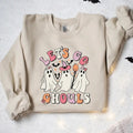 Lets Go Ghouls Sweatshirt, Halloween Sweatshirt, Ghost Halloween Sweatshirt, Funny Ghost Sweater, Retro Halloween Sweater...