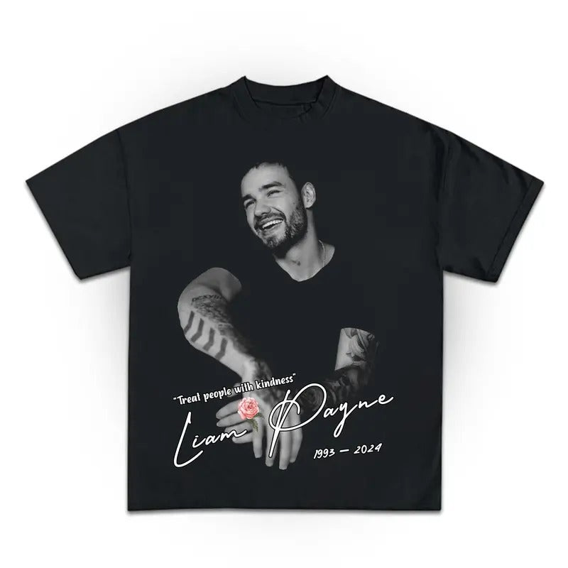 Liam Payne Tribute , In Memory Of Liam Payne T-hirt, Rip Liam Payne, One Direction Tribute, One Direction Fan...