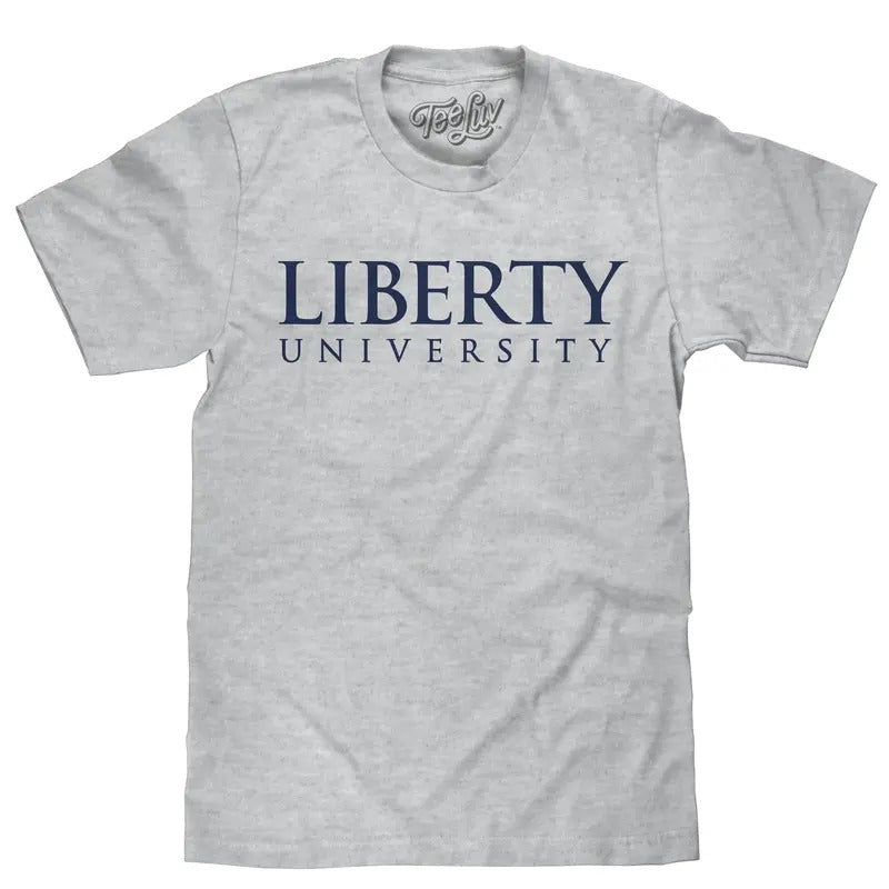 Liberty University T-Shirt - Gray Hoodie, Sweatshirt | GrindPrints.com