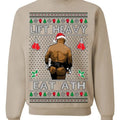 Lift Heavy Eat Ath Merry Chrithmith, Mike Tyson Butt Viral Weightlifting Lifting Boxing Fight Meme Men Women Funny Ugly...