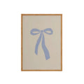 Light Blue Bow Wall Art, Sandy Liang Bow Art Print, Ribbon Poster, Sandy Liang Inspired Home Decor, Funny Coquette Wall...