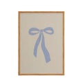 Light Blue Bow Wall Art, Sandy Liang Inspired Home Decor, Trendy Coquette Wall Art, Gifts For Women Her Bedroom Wall...
