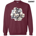 Light Bulb Be The Light Sweatshirt 'NLB' T-Shirts, Hoodie | GrindPrints.com
