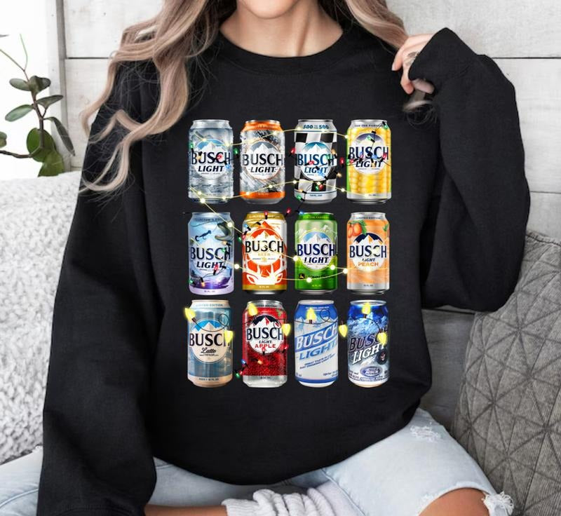 Lighting Busch Sweatshirt, Busch Beer Shirt Hoodie | GrindPrints.com