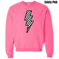 Lightning Bolt Fluffy Patch Sweatshirt T-Shirts, Hoodie | GrindPrints.com