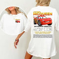 Lightning McQueen T-Shirt DRG, Couples Car Sweatshirt DRG Comfort Womenswear Hoodie | GrindPrints.com