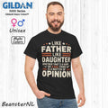 Like Father Like Daughter Tshirt Gift From Daughter Funny Dad Shirt Dark Dad Humor Tee Sarcastic Fathers Day Gifts Dad...
