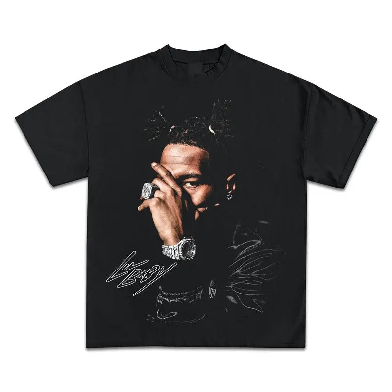 Lil Baby Jumbo Graphic Bootleg T-Shirt Short Sleeve Tee Streetwear Hoodie, Sweatshirt | GrindPrints.com