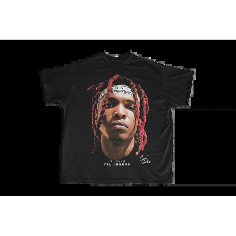 "Lil Keed" Vintage Tee - Vintage Bootleg Hoodie, Sweatshirt | GrindPrints.com