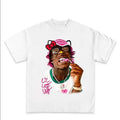 Lil Uziii Kitty Pink Rap Tee Cotton Fabric Hoodie, Sweatshirt | GrindPrints.com