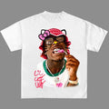 Lil Uziii Red Kitty Rap Tee Shirt Cute Y2k Shirt Top Womenswear Hoodie, Sweatshirt | GrindPrints.com