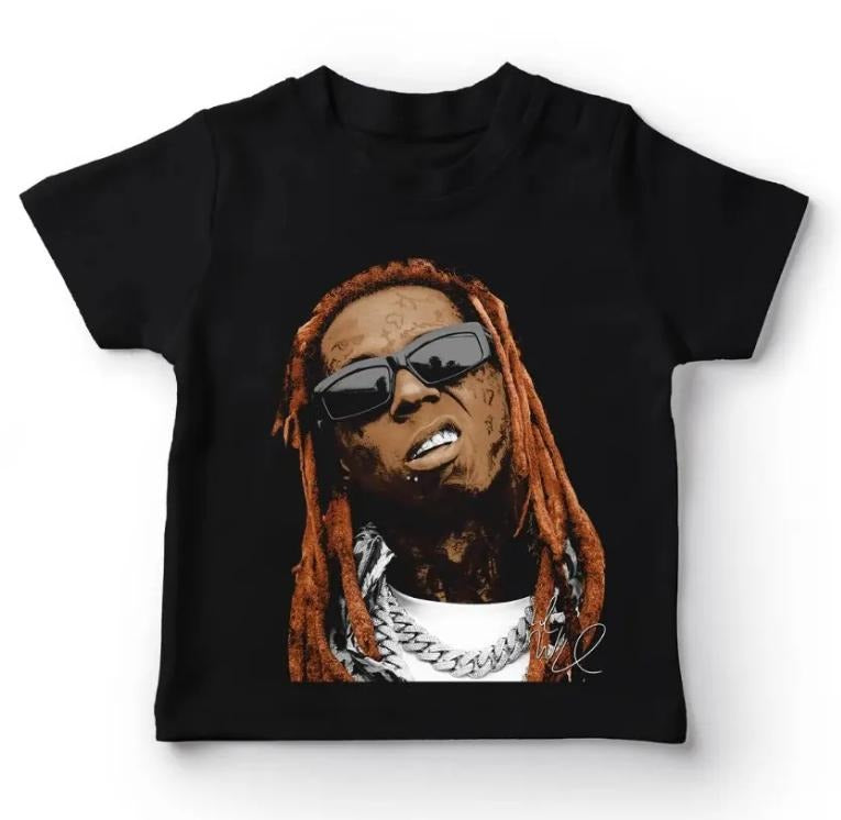 Lil Waynee Black T-shirt Hoodie, Sweatshirt | GrindPrints.com