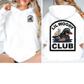 Lil Woody Club Hoodie . Unique Wooden Duck Icon Classic Cotton Fabric - Soft, Menswear T-Shirts, Sweatshirt | GrindPrints.com