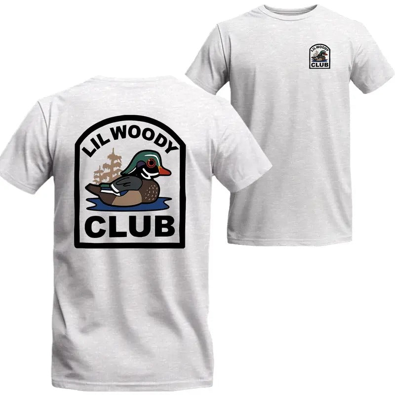 Lil Woody Club SHort  Sleeve Tee Vintage T-shirt, MW Unisex Shirt Menswear Top Hoodie, Sweatshirt | GrindPrints.com