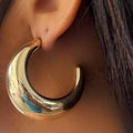 LimaLimon Luna Luxe Gold Crescent Earrings Simple Crescent Shape Minimalist Jewelry Lovers Earcuff T-Shirts, Hoodie, Sweatshirt