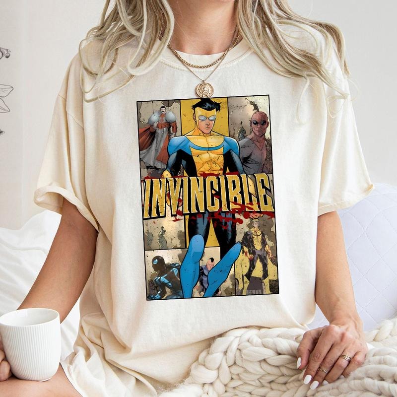 Limited Invincible Mark T Shirt, Graphic Tee, Supe Costume, Comic Book Fan Gift Hoodie, Sweatshirt | GrindPrints.com