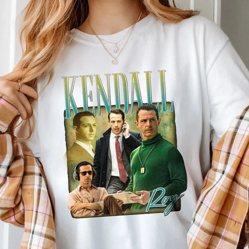 Limited Kendall Roy Vintage T-Shirt, Graphic Unisex T-shirt, Retro 90's Kendall Roy Fans Homage T-shirt, Gift For Women...