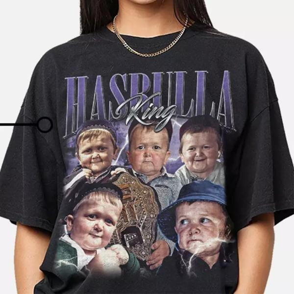 Limited King Hasbulla Vintage T-Shirt, Gift For Women, Funny Dumb Tee, Meme Shirt, Menswear Womenswear Streetwear,...