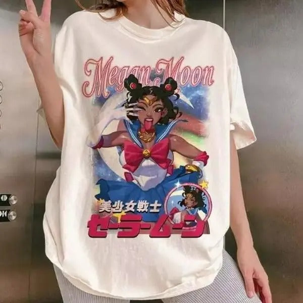 Limited Megan  Shirt, Animes shirt, Menswear Top, Womenswear Top Underwear Streetwear, Trendy Sweatshirt Hoodie