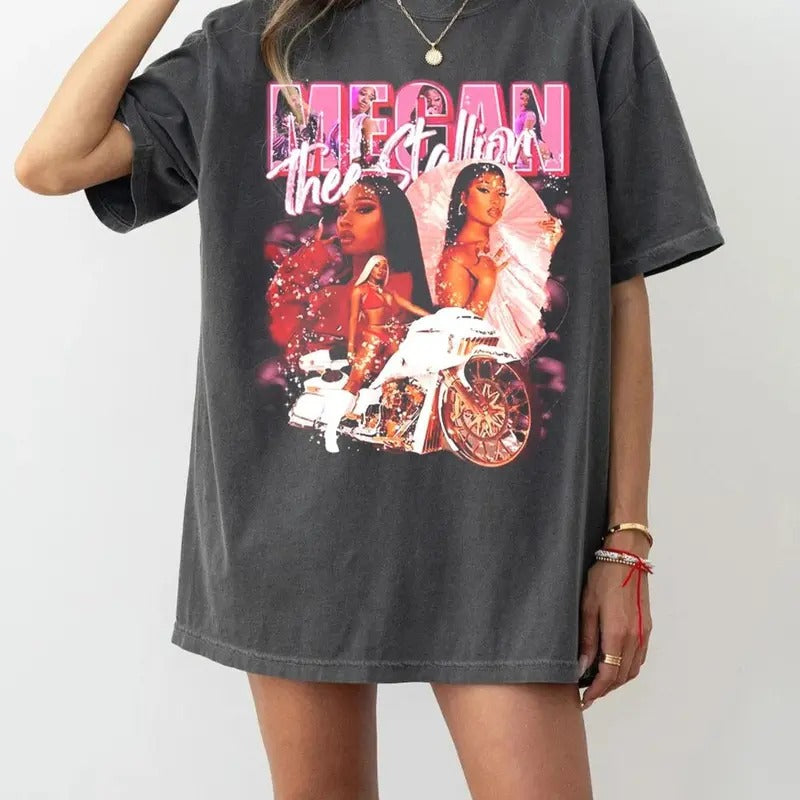 Limited Megan Thee Stallion Shirt Hoodie, Sweatshirt | GrindPrints.com