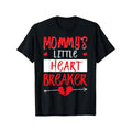 Little Heart Breaker Men T-Shirts, Funny Valentine'S Day Novelty Graphic Printed Tee, Short Sleeve Valentine'S Day Couple...