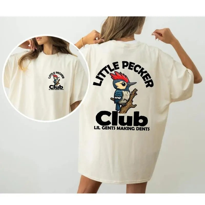 Little Pecker Club Men's T-shirt, Vintage Tee, Gift For Men, unisex shirt Hoodie, Sweatshirt | GrindPrints.com