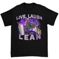 Live, Laugh, Lean T-Shirt Featuring Funny Meme Design for Everyday Humor Hoodie, Sweatshirt | GrindPrints.com
