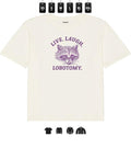 Live, Laugh, Lobotomy - Unisex Heavy Taped neck T-Shirt, Gifts Hoodie, Sweatshirt | GrindPrints.com