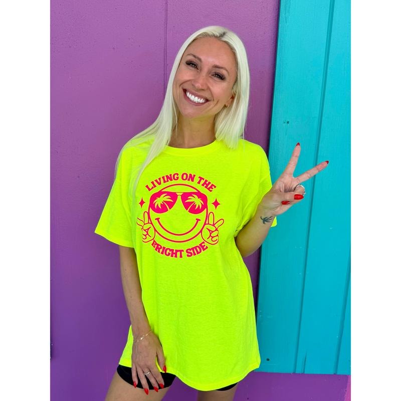 Living On The Bright Side Tee - Project Save The Tees Hoodie, Sweatshirt | GrindPrints.com