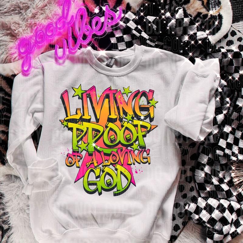 Living Proof DTF Transfers - THIS IS NOT A SHIRT Hoodie, Sweatshirt | GrindPrints.com