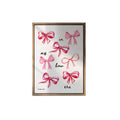 Living Room Art, Dorm Room Art, Trendy Print, In My Bow Era, Minimalist Art Gifts, Unframed Art, Bows, Pink Aesthetic,...