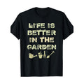 Living in the garden Better Love gardening Natural Plants T-shirt Made in USA Hoodie, Sweatshirt | GrindPrints.com