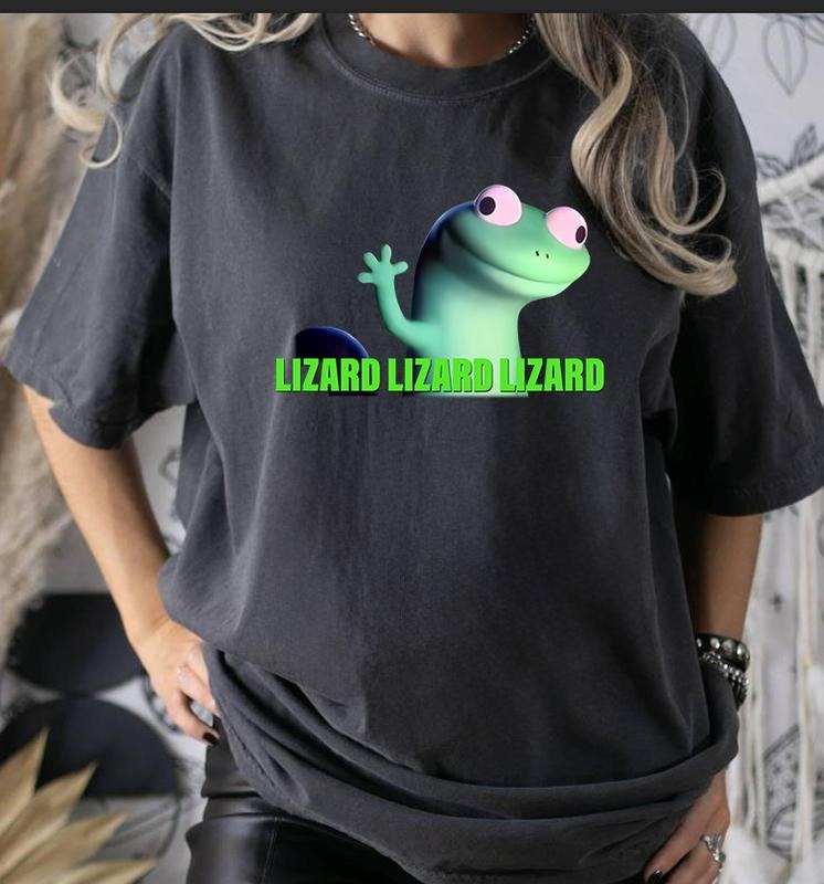 Lizard Lizard Lizard Meme Shirt | Unisex Lizard Shirt | Meme Lizard Shirt Hoodie, Sweatshirt | GrindPrints.com