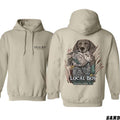 Local Boy Outfitters Hoodie Sweatshirt T-shirt, Bold Hunting Dog with Duck Design, Ideal for Waterfowl Hunters and...