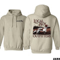 Local Boy Outfitters Hoodie Sweatshirt T-shirt, Classic Hunting Dog Graphic for Outdoor Enthusiasts Tops | GrindPrints.com
